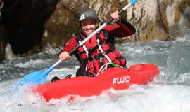 Sortie open kayak sur la rivière du Giffre