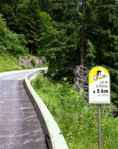 Vélo au col de la Ramaz - Praz de Lys Sommand