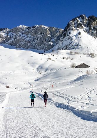 Trail blanc - Praz de Lys Sommand