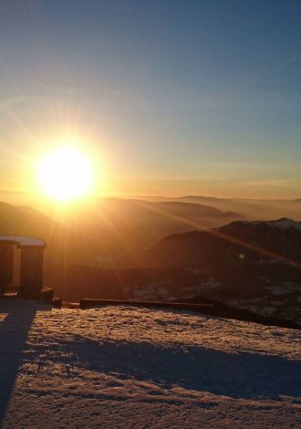 Coucher de soleil - Praz de Lys Sommand