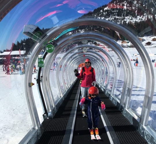 Ski Alpin en famille - Tapis de la Mary - Praz de Lys Sommand