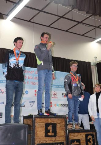 Podium Yann Guebey - Praz de Lys Sommand